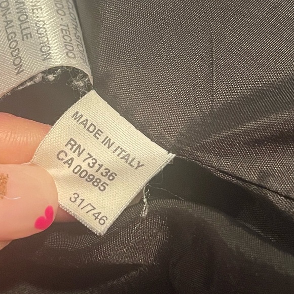 Max & Co Off Blk Fitted Women’s Blazer Imported from Italy fits like SZ 8 - Picture 9 of 12